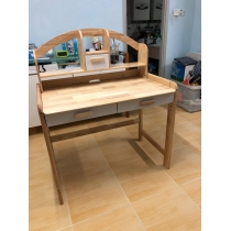 日式橡木系列 實木書架連書枱 80cm/100cm/120cm (IS0773)