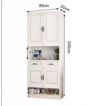 田園純白.象牙白系列 2/3/4門衣櫃組合 80cm/120cm/140cm (IS0978)