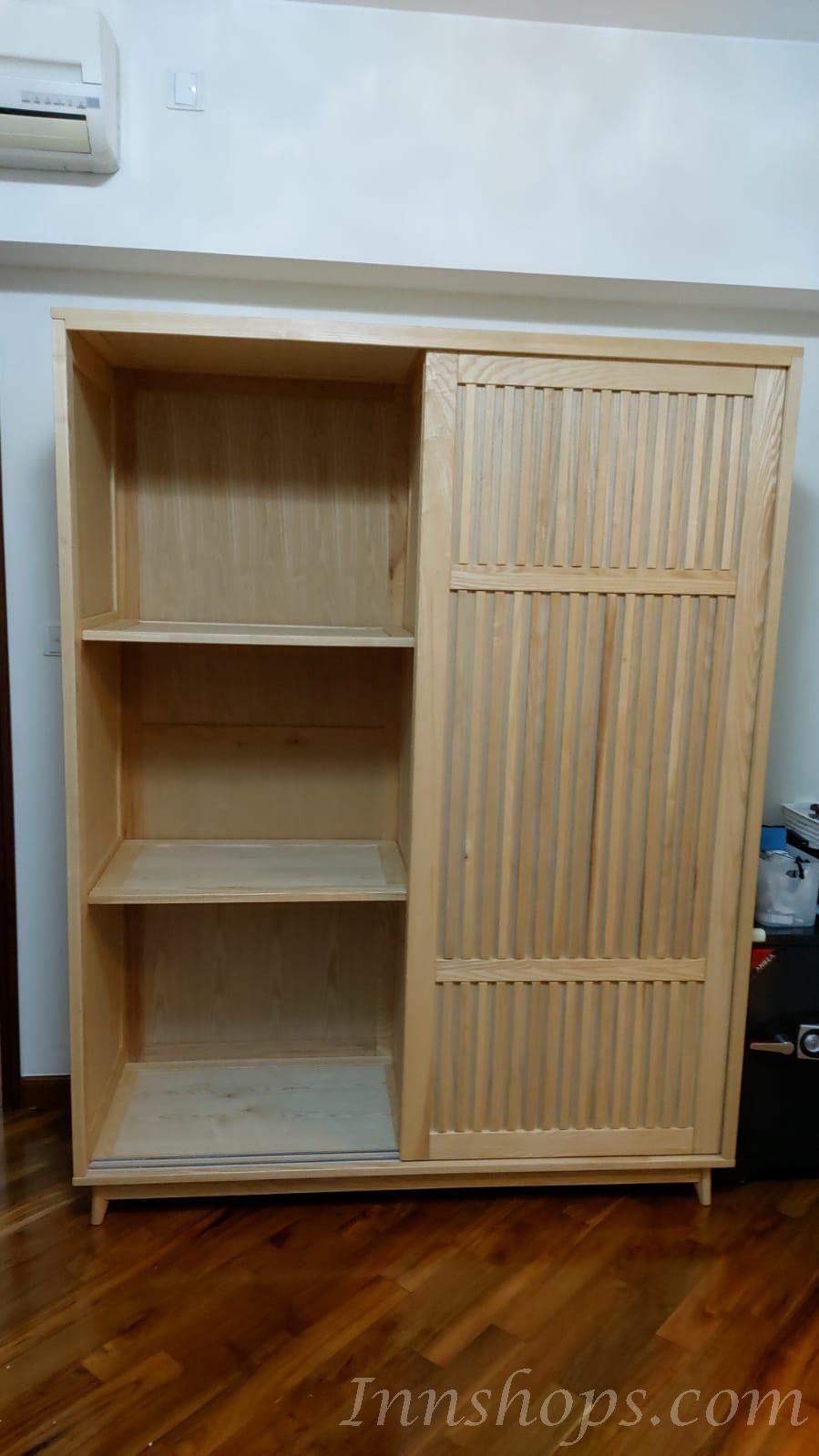北歐實木白蠟木系列 衣櫃 200cm (IS2150)
