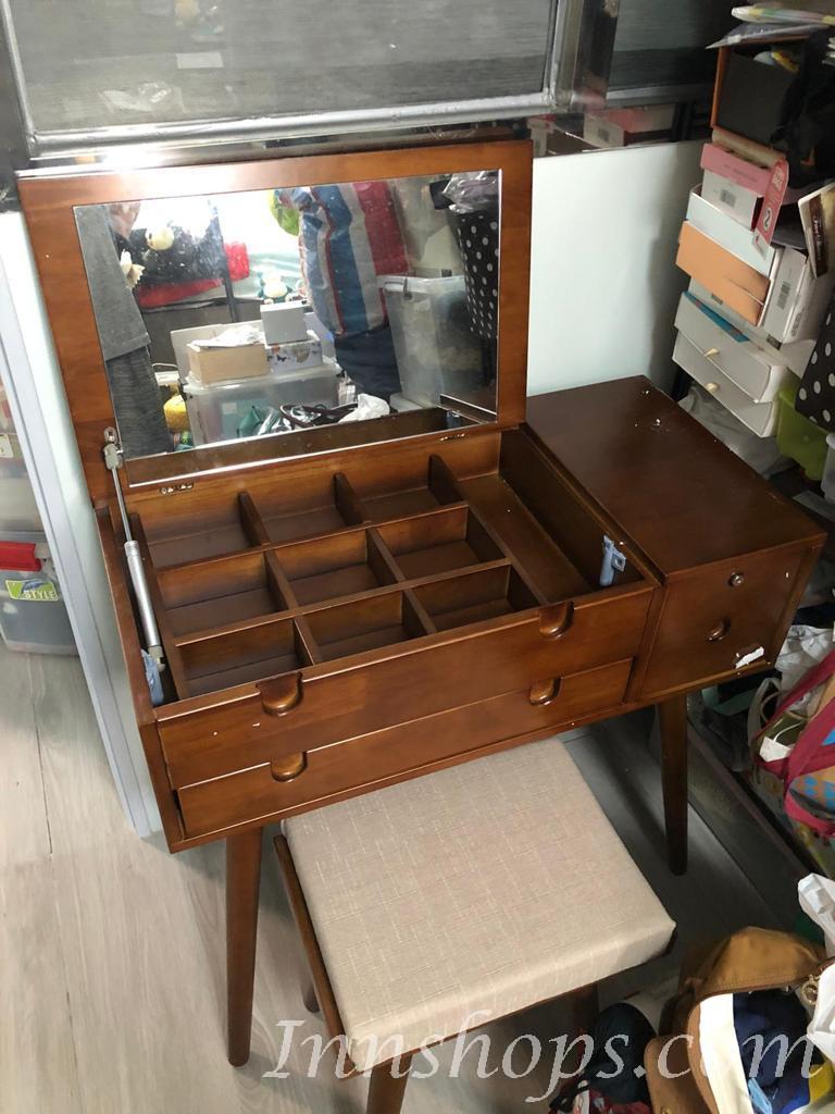 日式實木橡木 梳妝台 *80cm,89cm(IS4895)