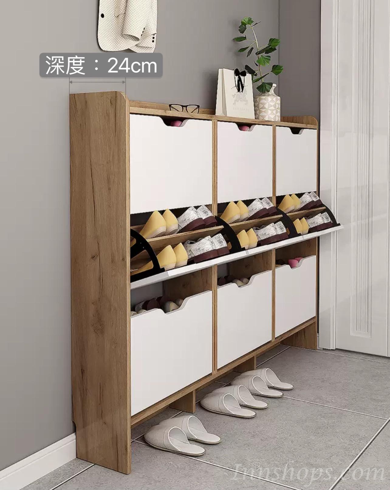 北歐摩登系列 薄身鞋櫃 *96/106/116/126/136/146/156cm (IS5236)