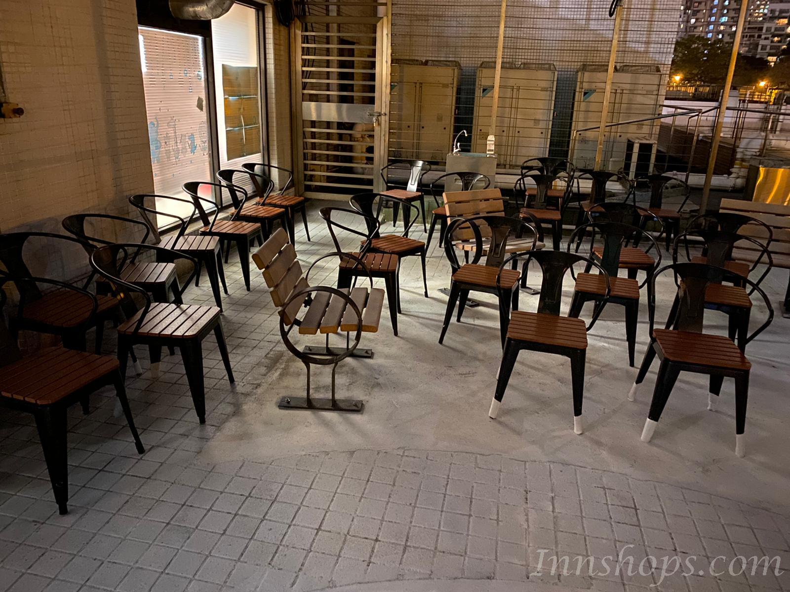 戶外家具 學校傢俬庭院休閑 桌椅組合(IS6499)