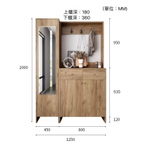 北歐摩登系列 衣櫃鞋櫃 45cm/50cm/80cm/90cm/100cm/120cm (IS1054)