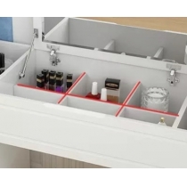 純白系列 伸縮梳妝台*60+40/80+40cm(IS2278)