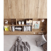 北歐摩登系列 衣櫃床*4呎/5呎/6呎 (不包床褥) (IS4958)