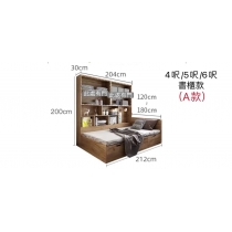 北歐摩登系列 衣櫃床*4呎/5呎/6呎 (不包床褥) (IS4958)