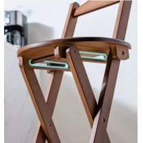 楠竹系列 竹制高腳折叠凳Bar椅*28cm  (IS5290)