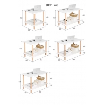 時尚系列 學校傢俱小茶几*40/60/80cm  (IS5690)