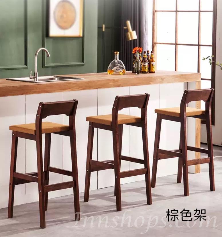 日式橡木 BAR CHAIR (IS1855)