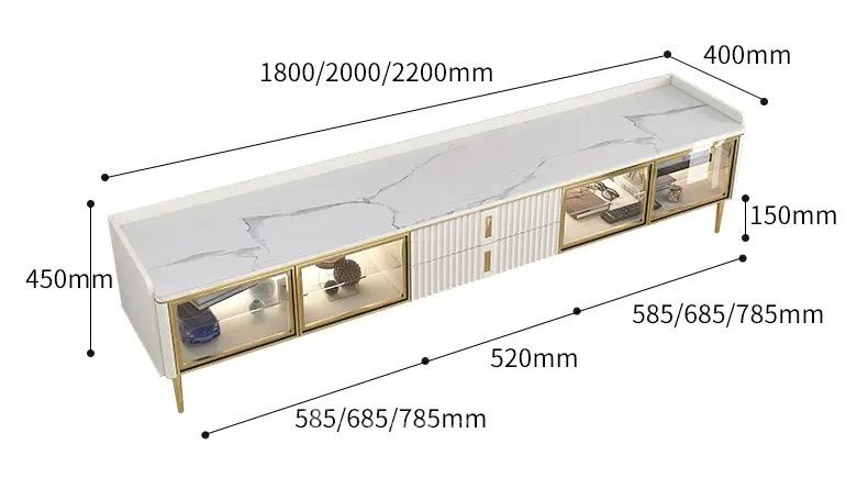 意式氣派系列 電視櫃 180cm/200cm/220cm  (IS3897)