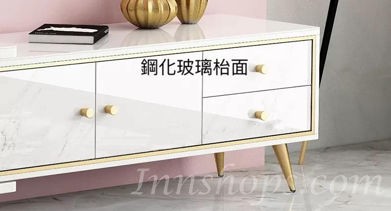 意式氣派系列 伸縮電視櫃 166.5cm-230)cm (IS0690)