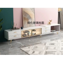 意式氣派系列 伸縮電視櫃茶几組合 160cm/180cm/200cm/220cm (IS4786)