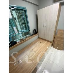 訂造 衣櫃床+2櫃桶+床頭板 * 可自定呎吋(不包床褥)(IS7153)