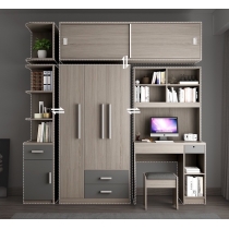 北歐品味系列 3門衣櫃連書枱 180cm/220cm (IS4961)