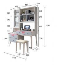 新北歐格調系列 書枱 100cm/120cm (IS5810)