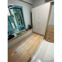 訂造 衣櫃床+2櫃桶+床頭板 * 可自定呎吋(不包床褥)(IS7153)