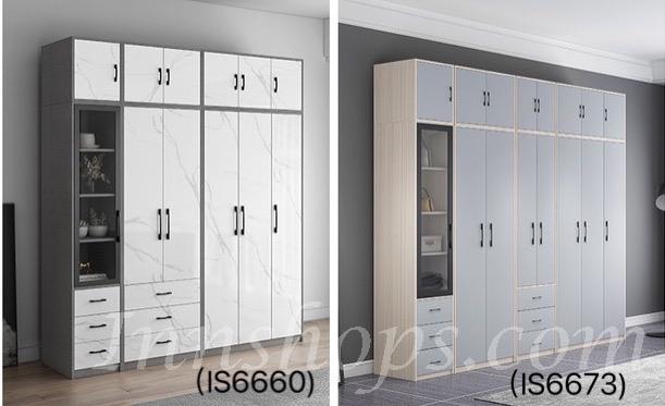 北歐品味系列 ２門/３門衣櫃組合 40CM/80CM/120CM (IS6673)