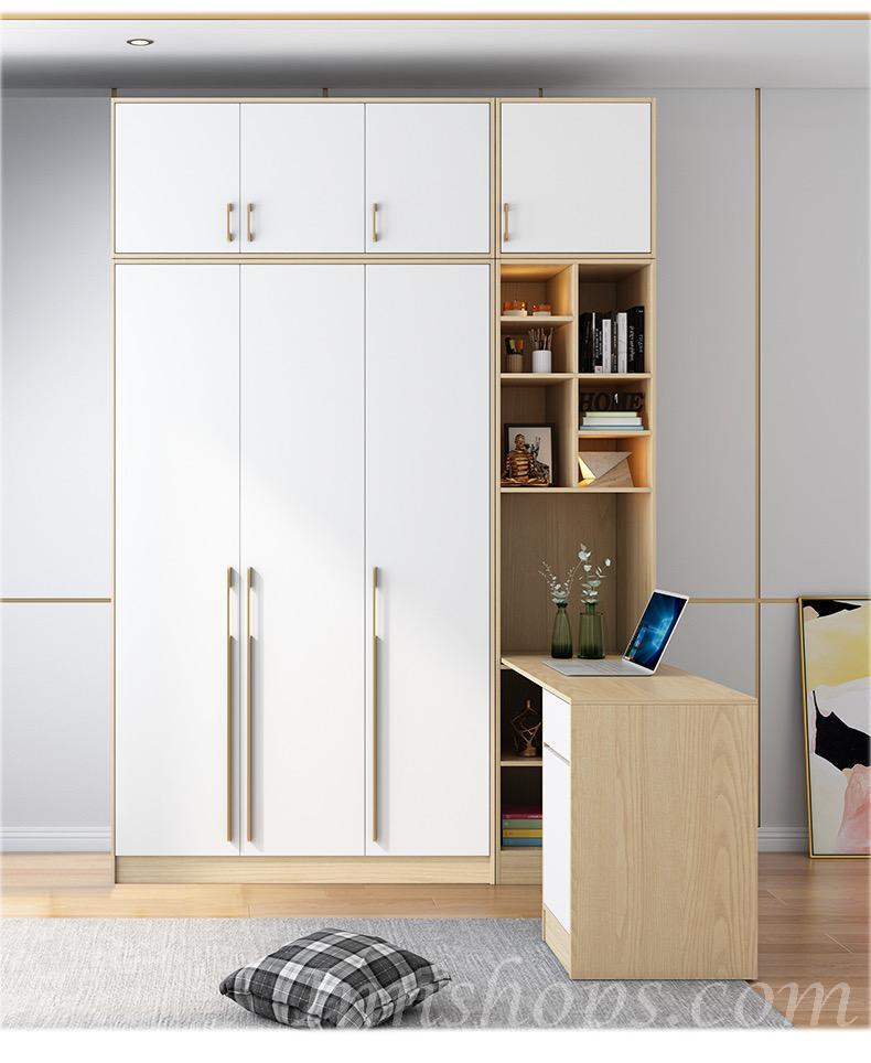 北歐品味系列 3門衣櫃 書枱組合 173cm (IS7172)