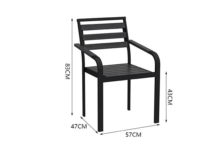 戶外傢俱 塑木桌椅套裝 *140cm (IS5104)