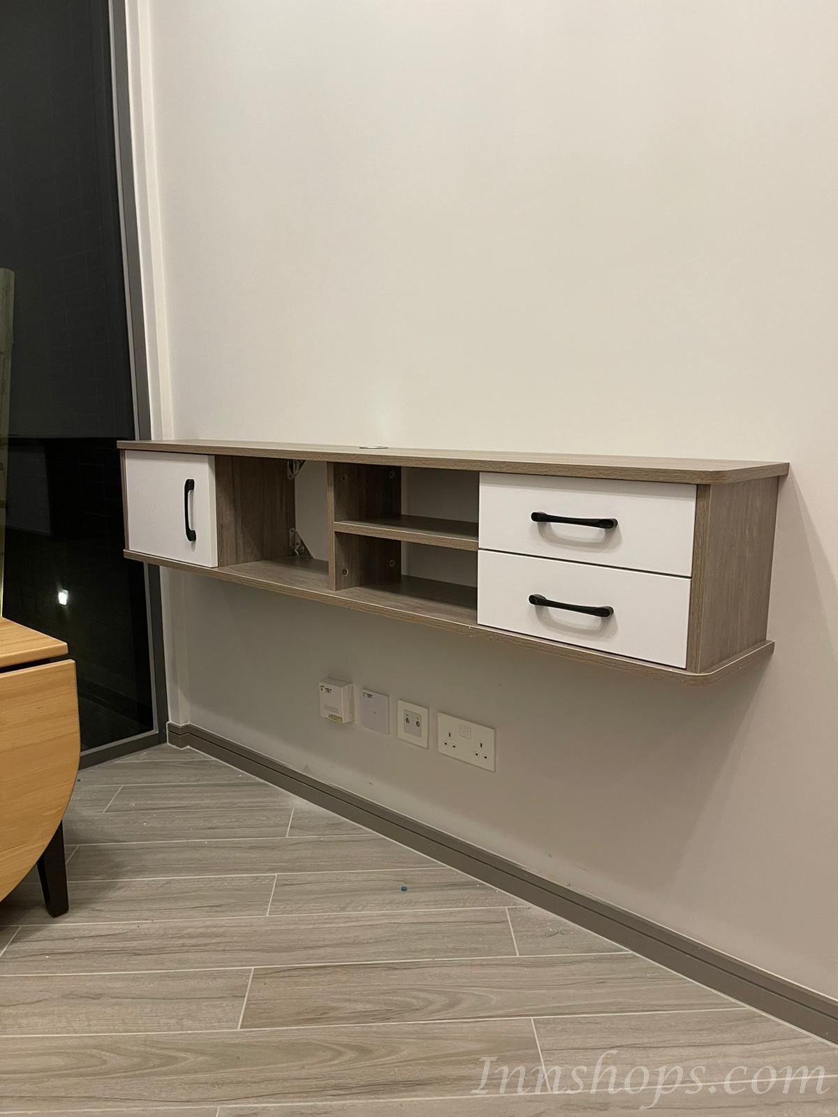 時尚系列 *薄身*掛牆電視櫃 150cm/170cm/190cm (IS7099)
