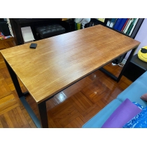 實木學校傢俱厚身餐枱 書桌 可訂造 120cm/130cm/140cm/150cm/160cm/180cm (IS1503)