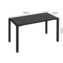 戶外傢俱 塑木桌椅套裝 *140cm (IS5104)