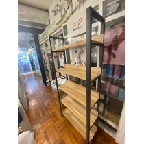陳列品一個$499，全白色，W80*D30*H106CM書架 置物架 展示陳列架 屏風*可訂造呎吋 60cm/80cm/100/120cm (IS5457)