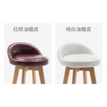 木製 可360度旋轉 BAR CHAIR (IS7196)