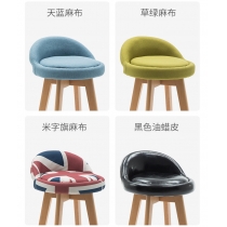 木製 可360度旋轉 BAR CHAIR (IS7196)