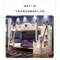 兒童傢俬 子母床 碌架床 小朋友床 *4呎/4呎半/5呎(不包床褥) (IS7376)