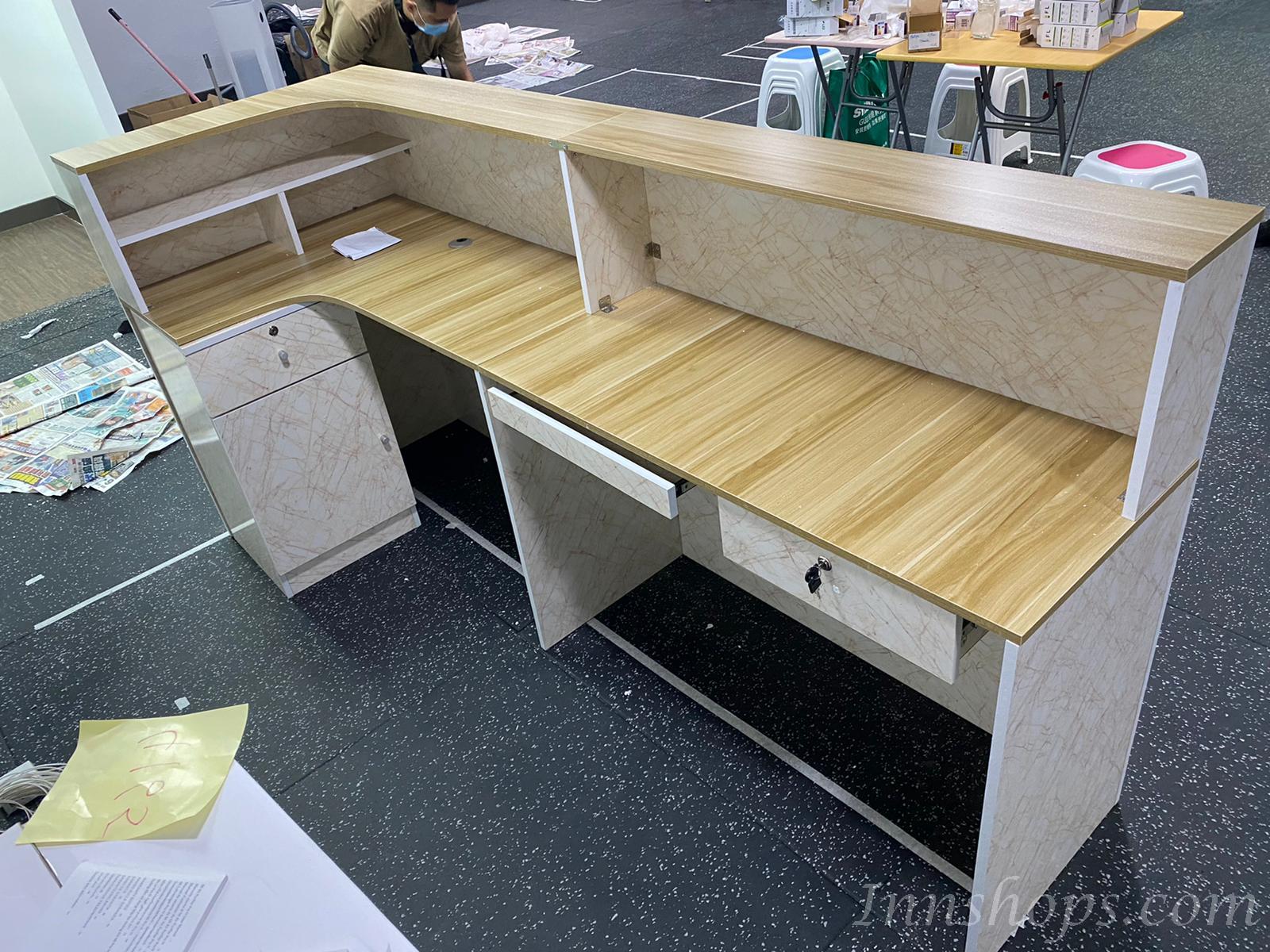 板式簡約 收銀櫃 收銀台 counter *100-220cm (IS5106)