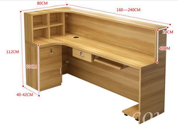 板式簡約 收銀櫃 收銀台 counter *100-220cm (IS5107)