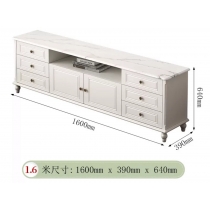 田園純白系列 電視櫃 180cm/200cm/220cm (IS7410)