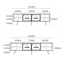 意式系列 電視櫃 180cm/200cm (IS7430)