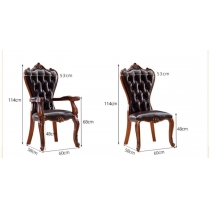 維也納 實木餐椅/扶手椅 (IS0804)