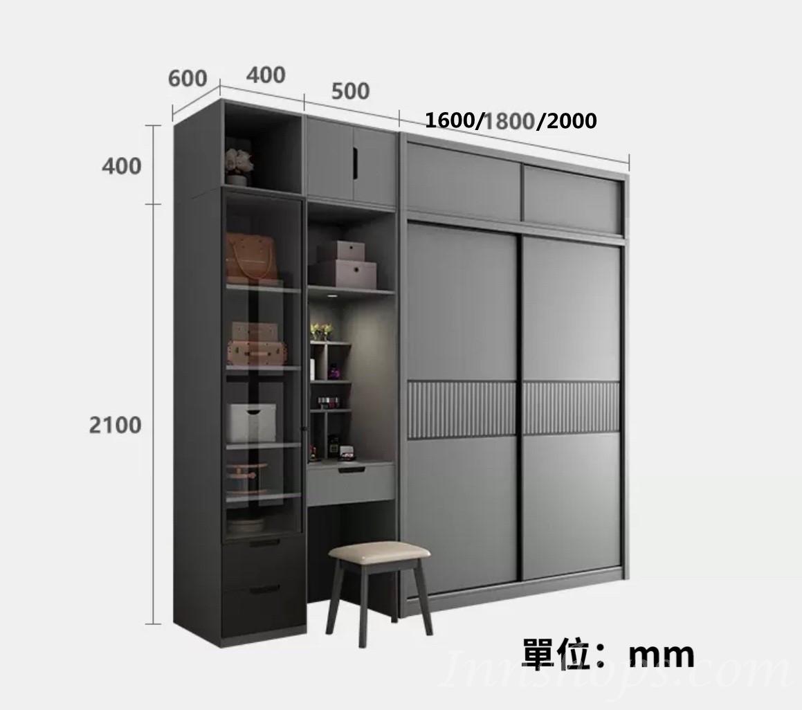 北歐系列衣櫃 *160cm / 180cm / 200cm (IS7536)