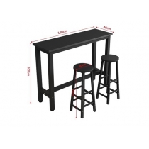 板式鐵藝 吧台 吧椅 Bar Table Chair  *可自訂呎吋 (IS5013)