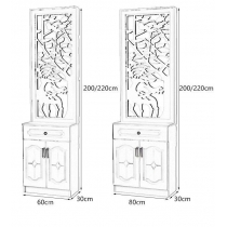 田園 間廳櫃 屏風櫃60/80cm (IS6480)