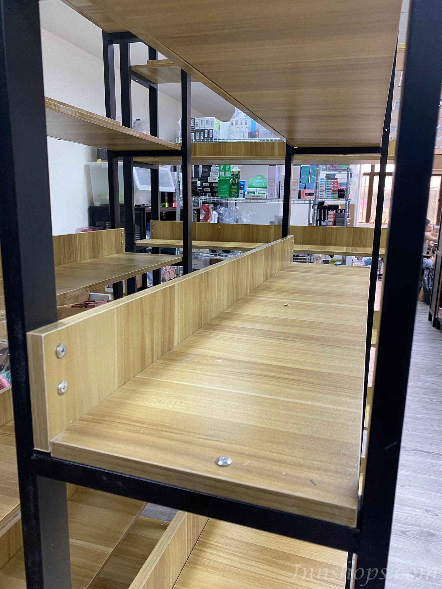 陳列品一個$499，全白色，W80*D30*H106CM書架 置物架 展示陳列架 屏風*可訂造呎吋 60cm/80cm/100/120cm (IS5457)