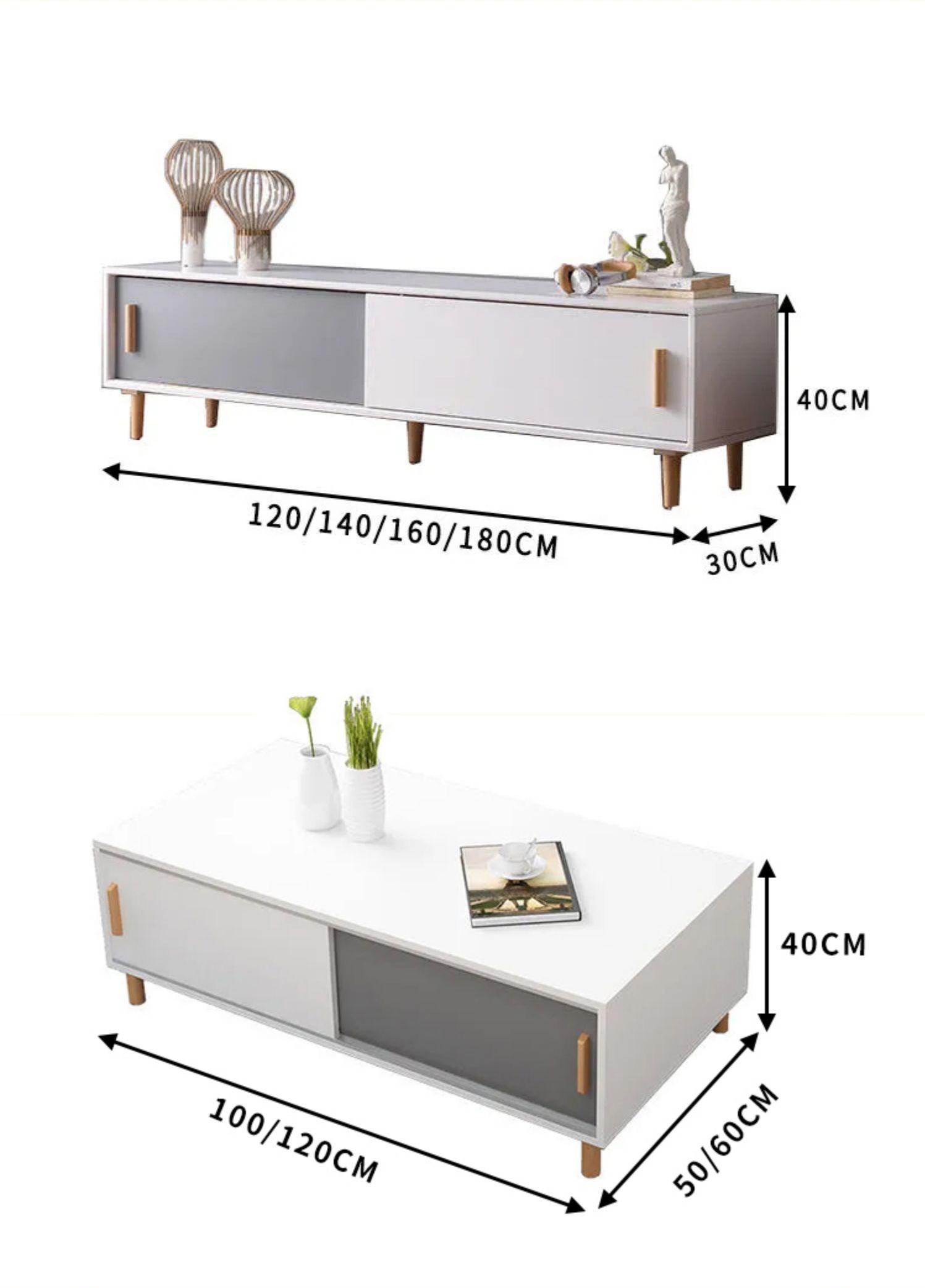 時尚系列電視櫃 120-180cm 茶几 100/120cm (IS7562)