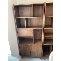 日式實木橡木 書櫃 飾櫃 組合 80cm/160cm (IS1578)