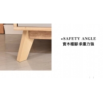 陳列品60cm $699 田園實木拼色鞋櫃 60cm/90cm/120cm (IS7551)