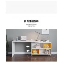 摩登系列 L型書枱轉角電腦枱 (100+80)cm/(120+100)cm/(140+100)cm (IS7556)