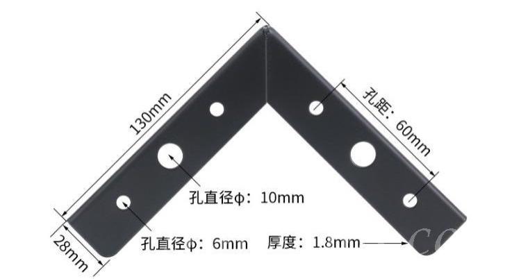 加厚金屬腳 電視櫃腳  鞋櫃腳(IS7659)