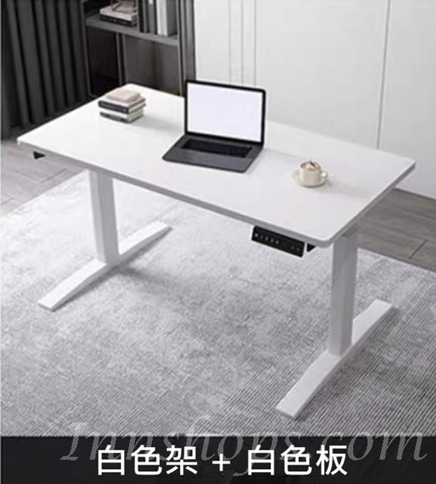 時尚學校傢俬簡約 電動智能升降辦公桌書枱 電腦枱書桌 100cm/120cm/140cm/160cm (IS7681)