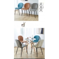 意式皮革餐桌椅 (IS7676)