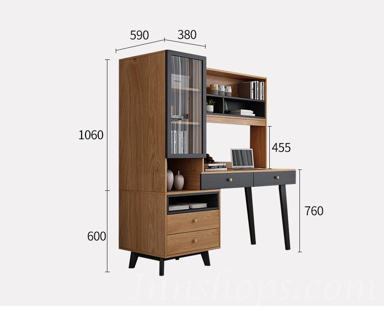 北歐摩登系列 書枱 電腦枱 155.6cm (IS6722)