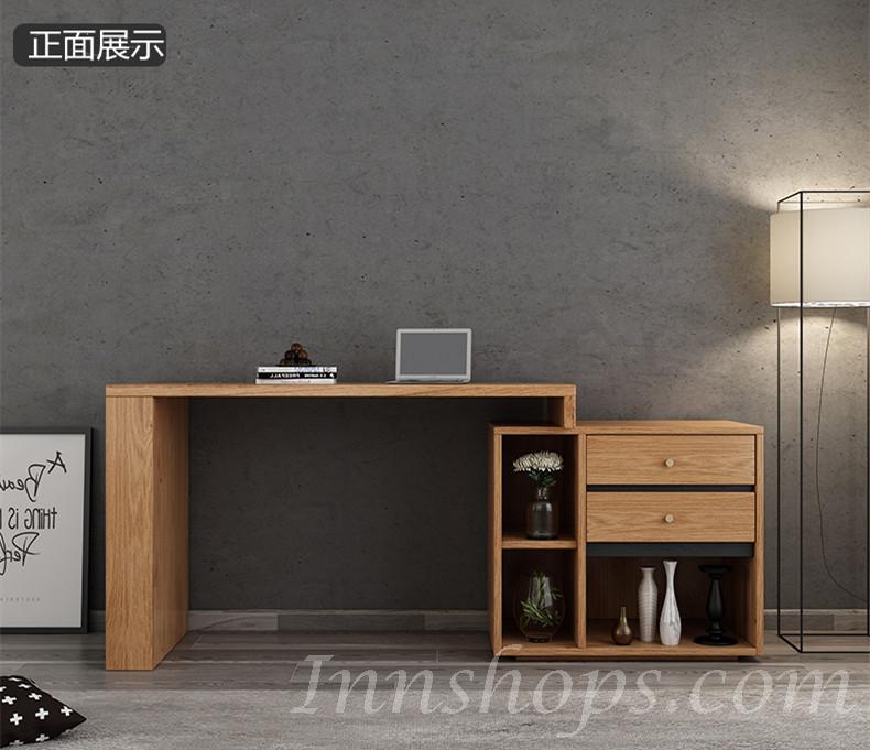 北歐摩登系列 轉角書枱&電腦台組合可伸展 120cm-175cm (IS6734)