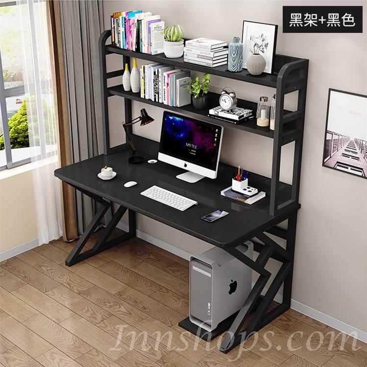 時尚學校傢俬 書台電腦桌 書桌連書架 80cm/100cm/120cm/140cm/160cm (IS7577)