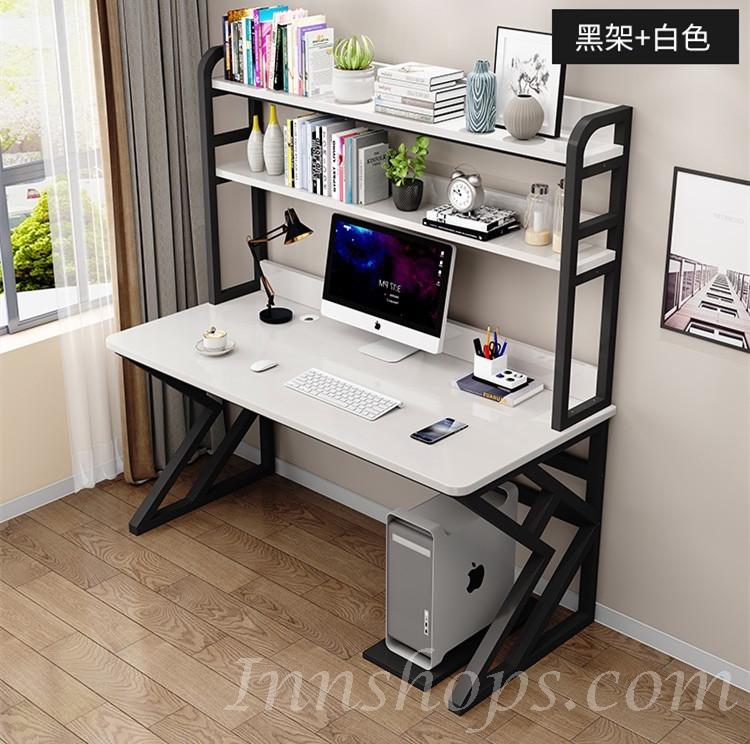 時尚學校傢俬 書台電腦桌 書桌連書架 80cm/100cm/120cm/140cm/160cm (IS7577)